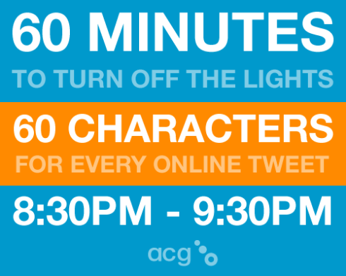 60 Character Earth Hour Tweets